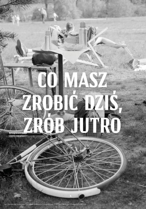 Plakat Co masz zrobić dziś, zrób jutro od sklepu Myśli na ścianę