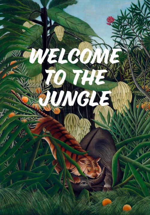 Plakat Welcome to the jungle od sklepu Myśli na ścianę